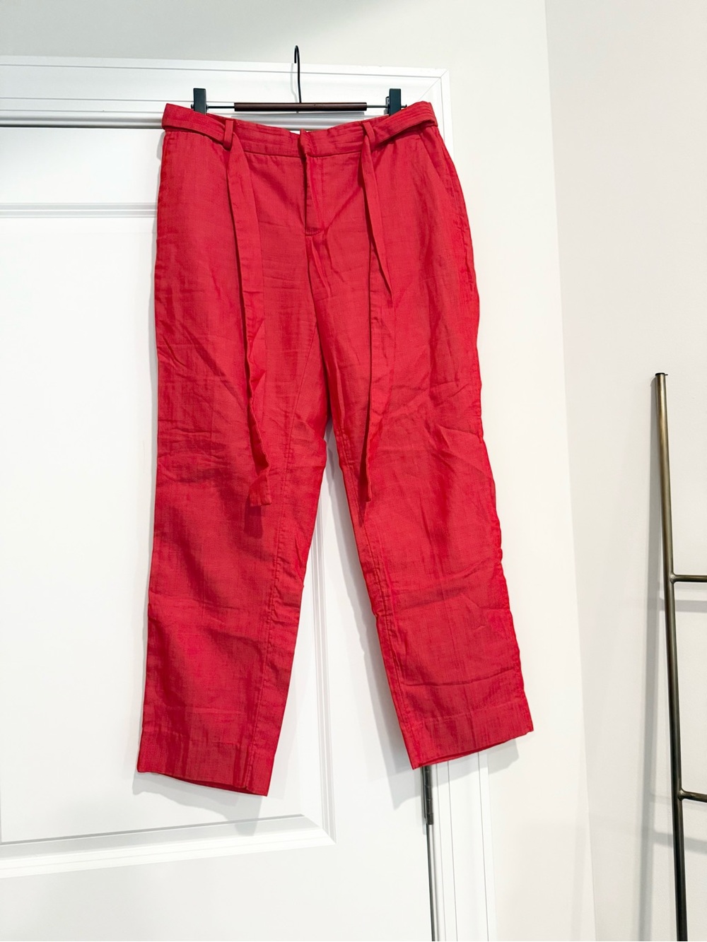 Banana Republic Avery Red Belted Chinos